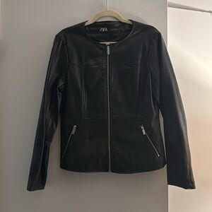 Zara Faux Leather Jacket